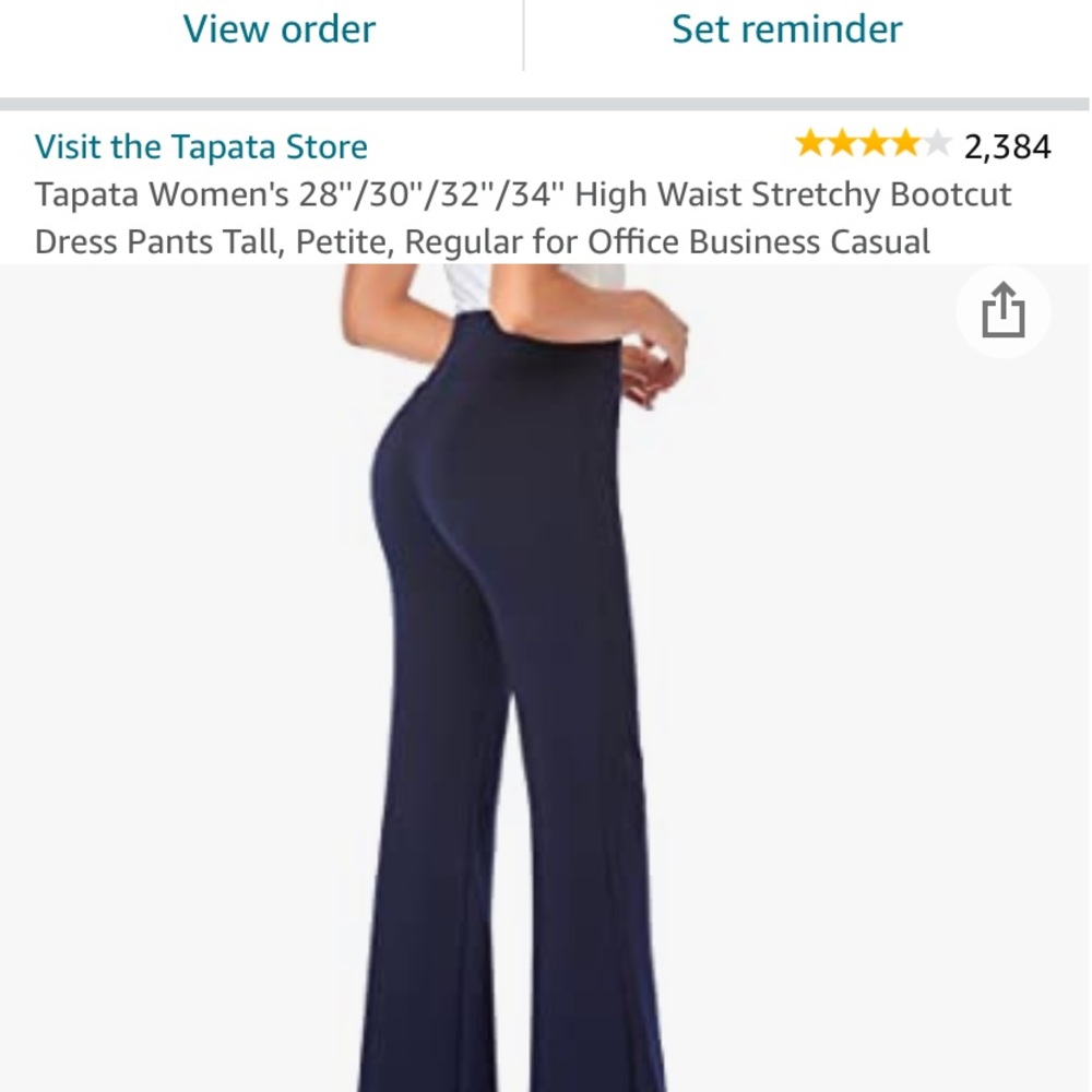Navy pants - 32 inch inseam size XXL